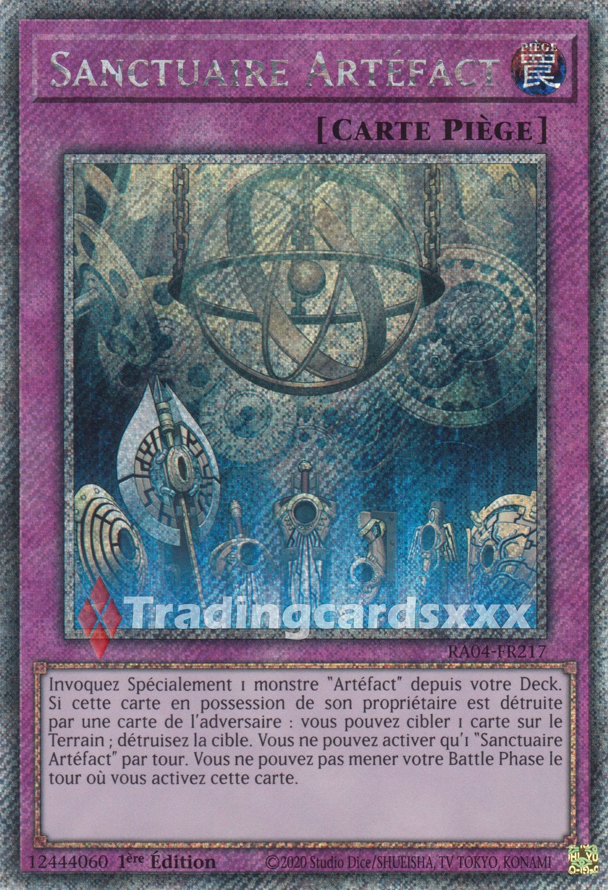 Yu-Gi-Oh! Sanctuaire Artéfact : PS RA04-FR217