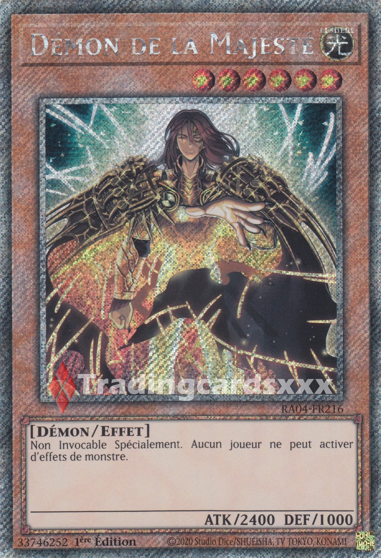 Yu-Gi-Oh! Démon de la Majesté : PS RA04-FR216