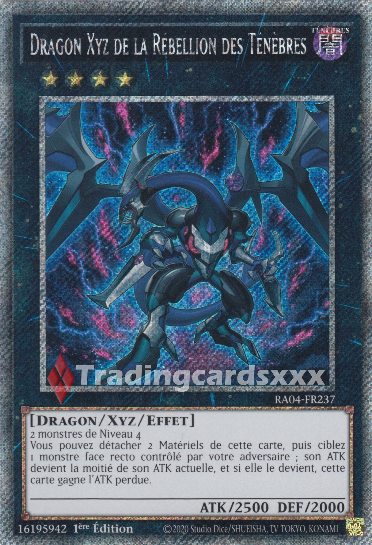 Yu-Gi-Oh! Dragon Xyz de la Rébellion des Ténèbres : PS RA04-FR237