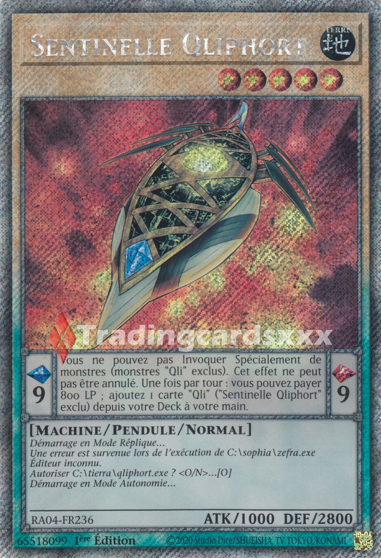 Yu-Gi-Oh! Sentinelle Qliphort : PS RA04-FR236