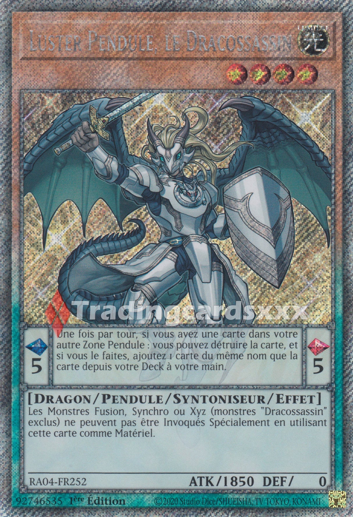 Yu-Gi-Oh! Luster Pendule, le Dracossassin : PS RA04-FR252