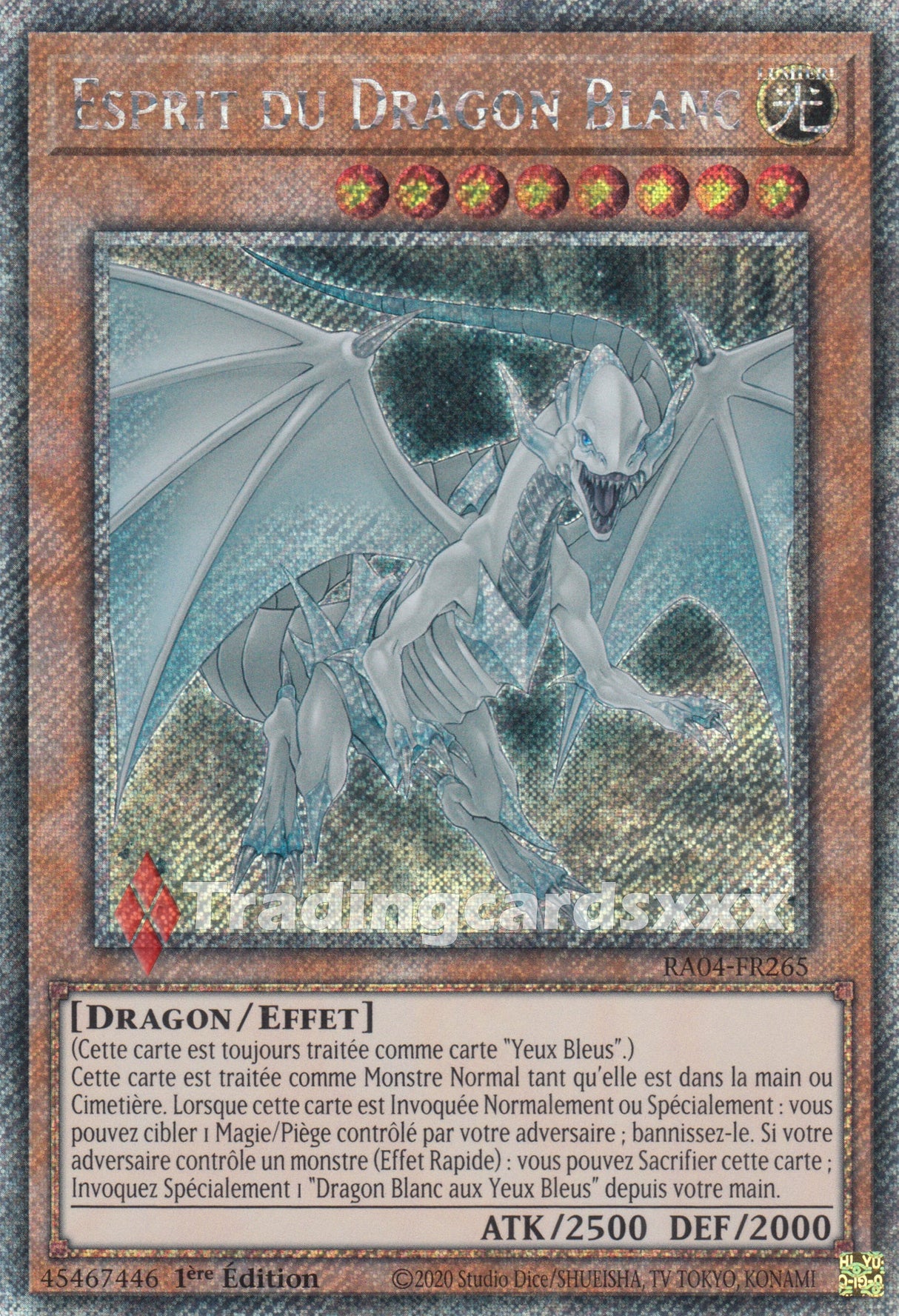 Yu-Gi-Oh! Esprit du Dragon Blanc : PS RA04-FR265