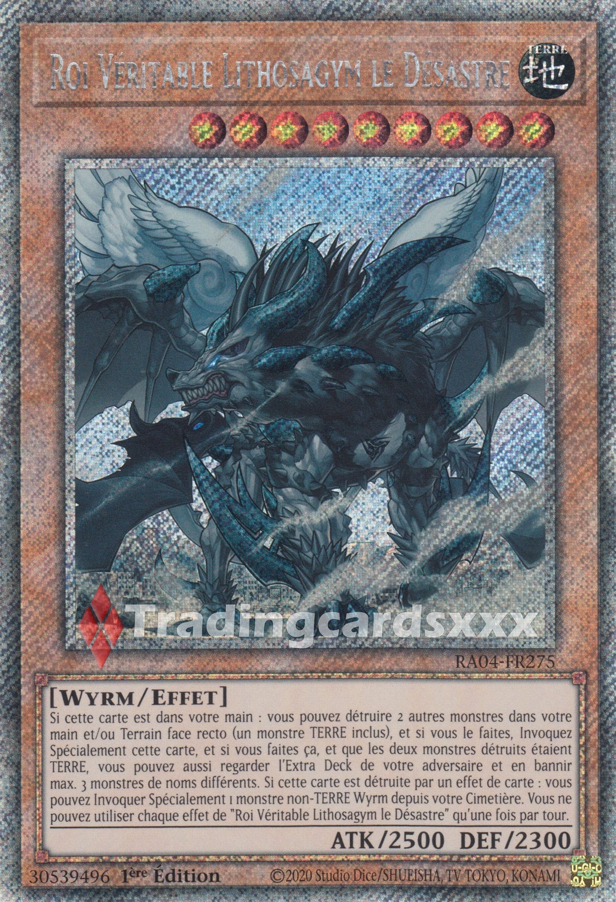 Yu-Gi-Oh! Roi Véritable Lithosagym le Désastre : PS RA04-FR275