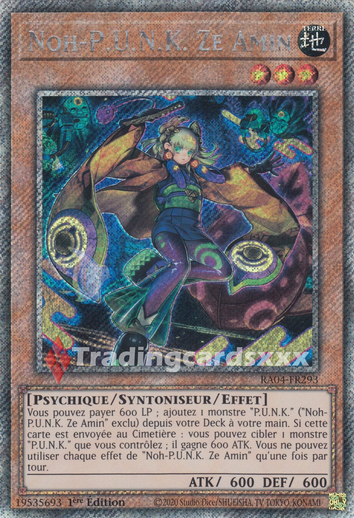 Yu-Gi-Oh! Noh-P.U.N.K. Ze Amin : PS RA04-FR293
