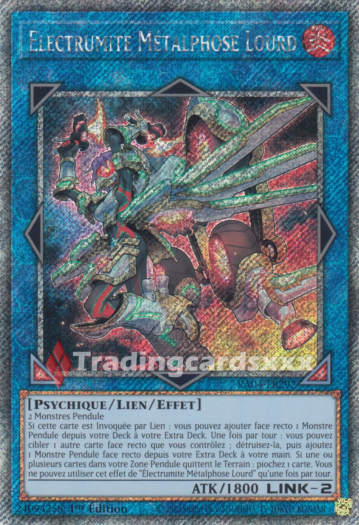 Yu-Gi-Oh! Électrumite Métalphose Lourd : PS RA04-FR292