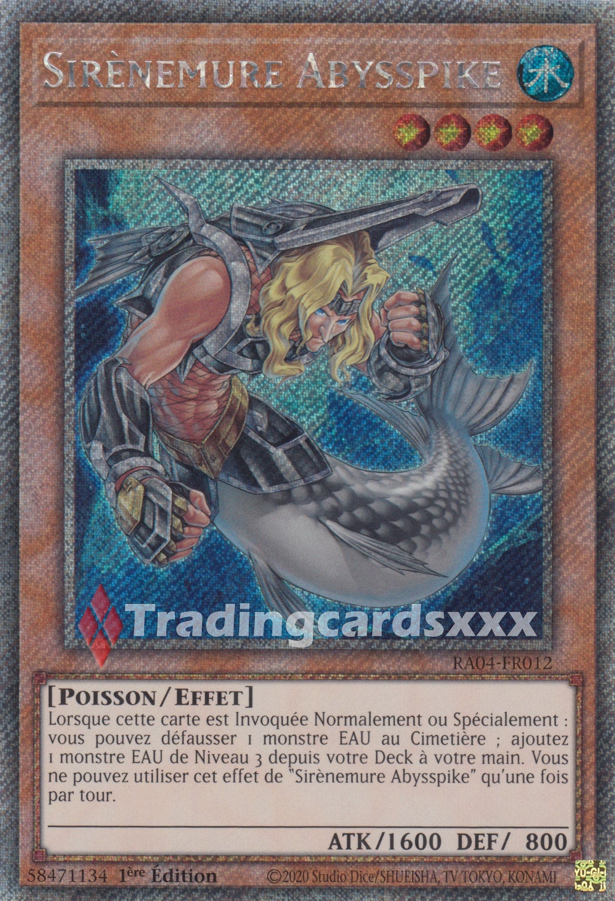 Yu-Gi-Oh! Sirènemure Abysspike : RA04-FR012