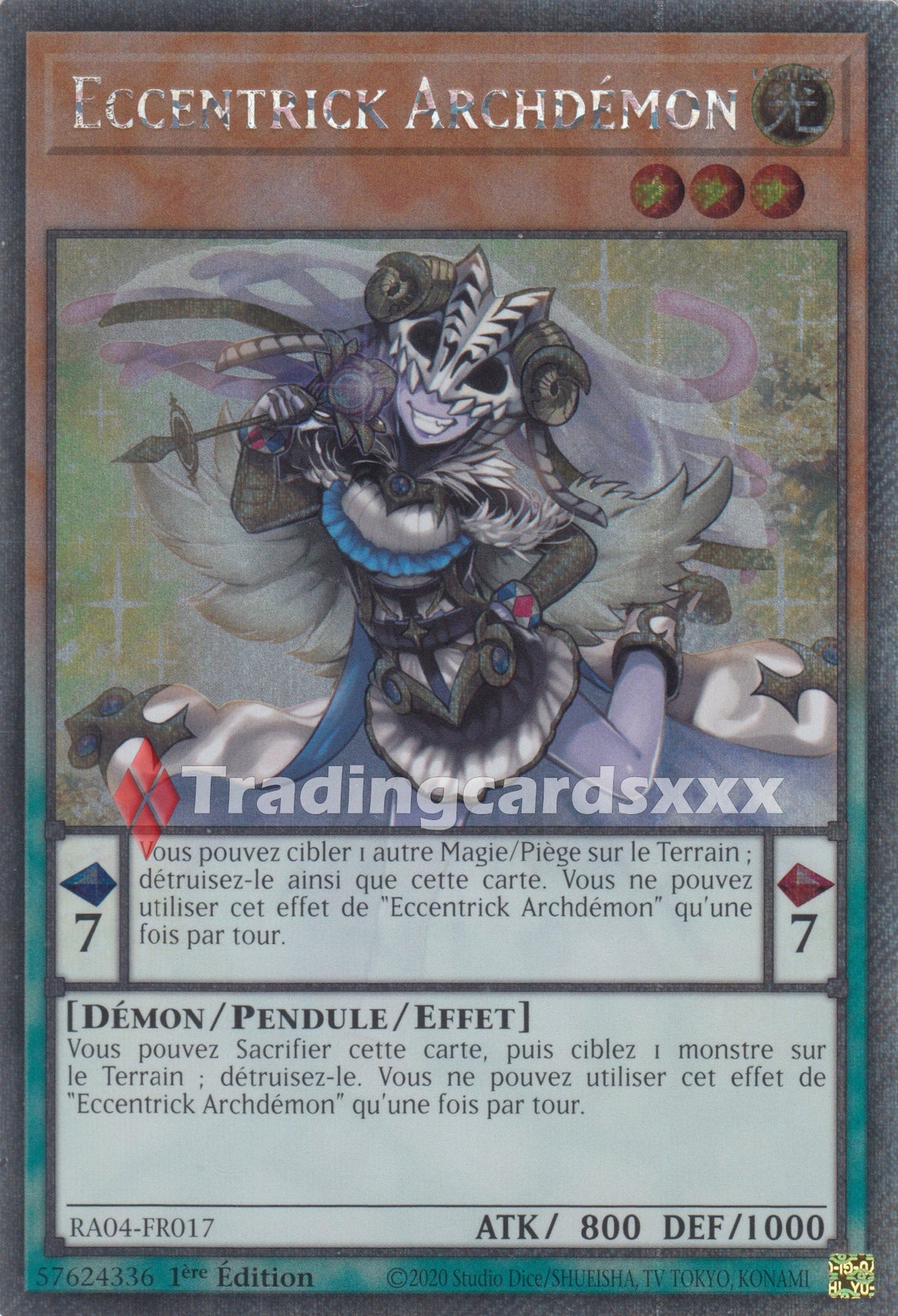 Yu-Gi-Oh! Eccentrick Archdémon : RA04-FR017