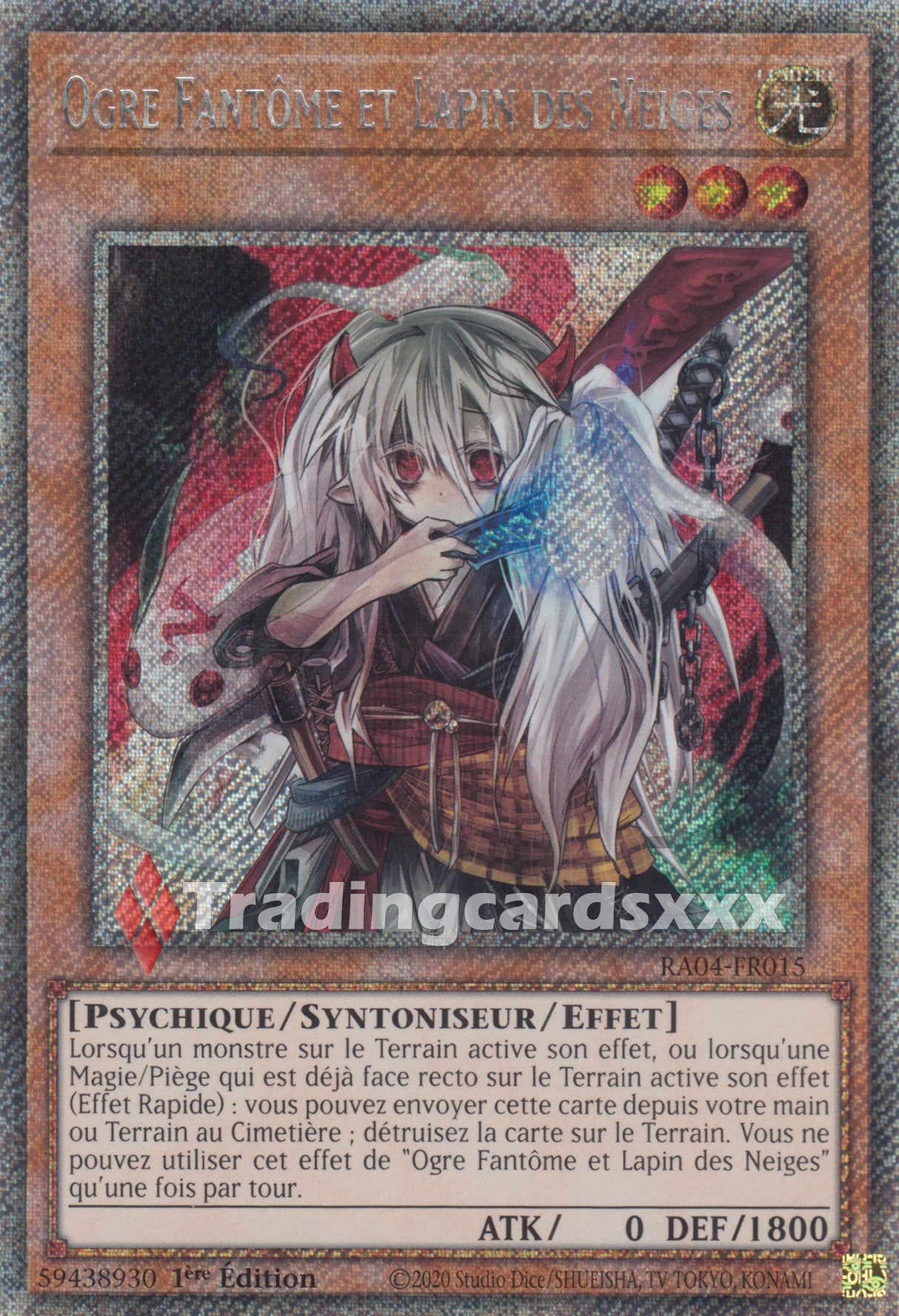 Yu-Gi-Oh! Ogre Fantôme et Lapin des Neiges : RA04-FR015