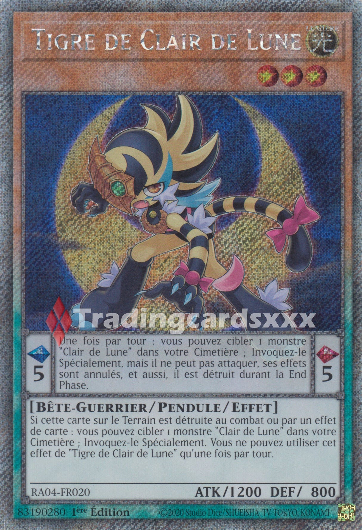 Yu-Gi-Oh! Tigre de Clair de Lune : RA04-FR020