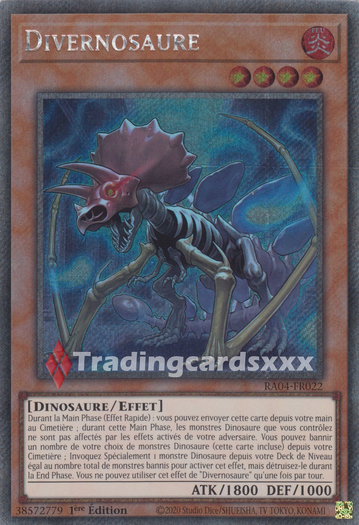 Yu-Gi-Oh! Divernosaure : RA04-FR022