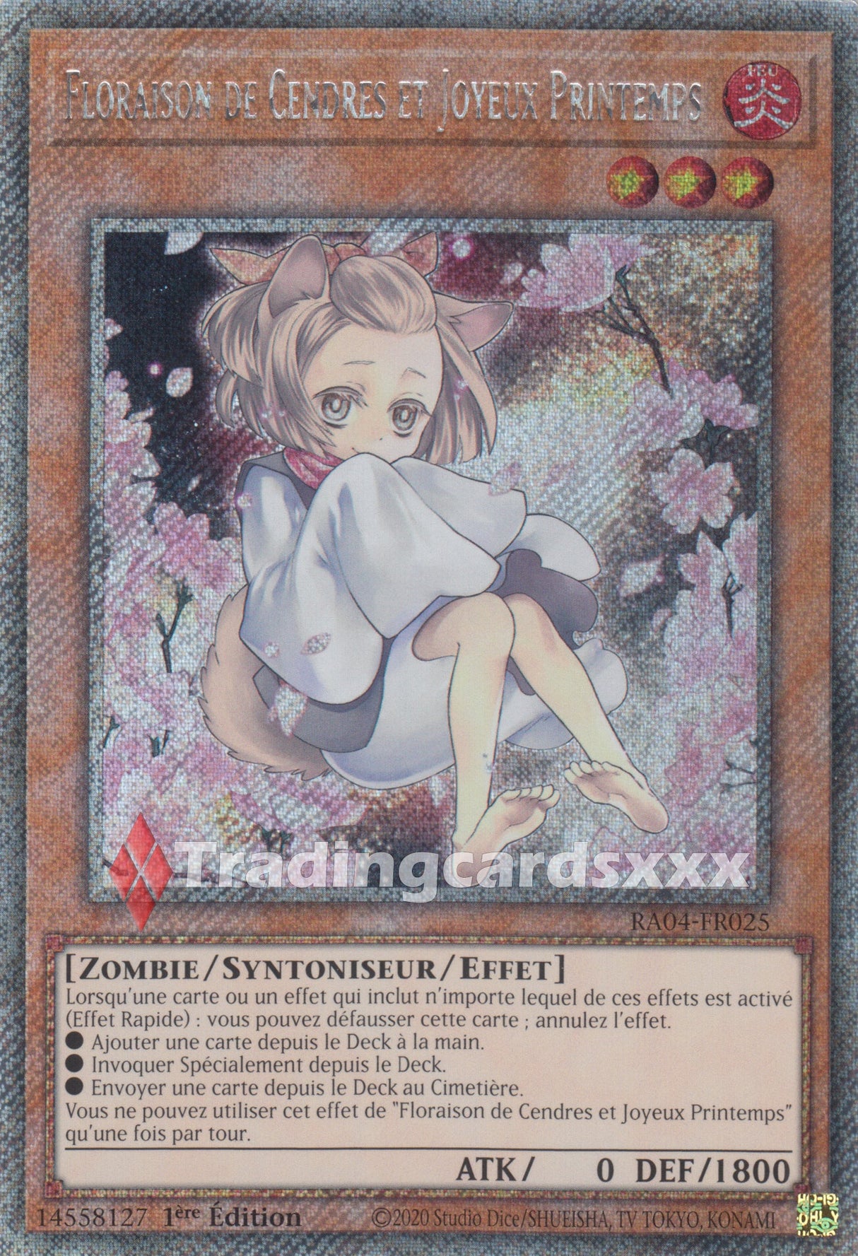 Yu-Gi-Oh! Floraison de Cendres et Joyeux Printemps : RA04-FR025