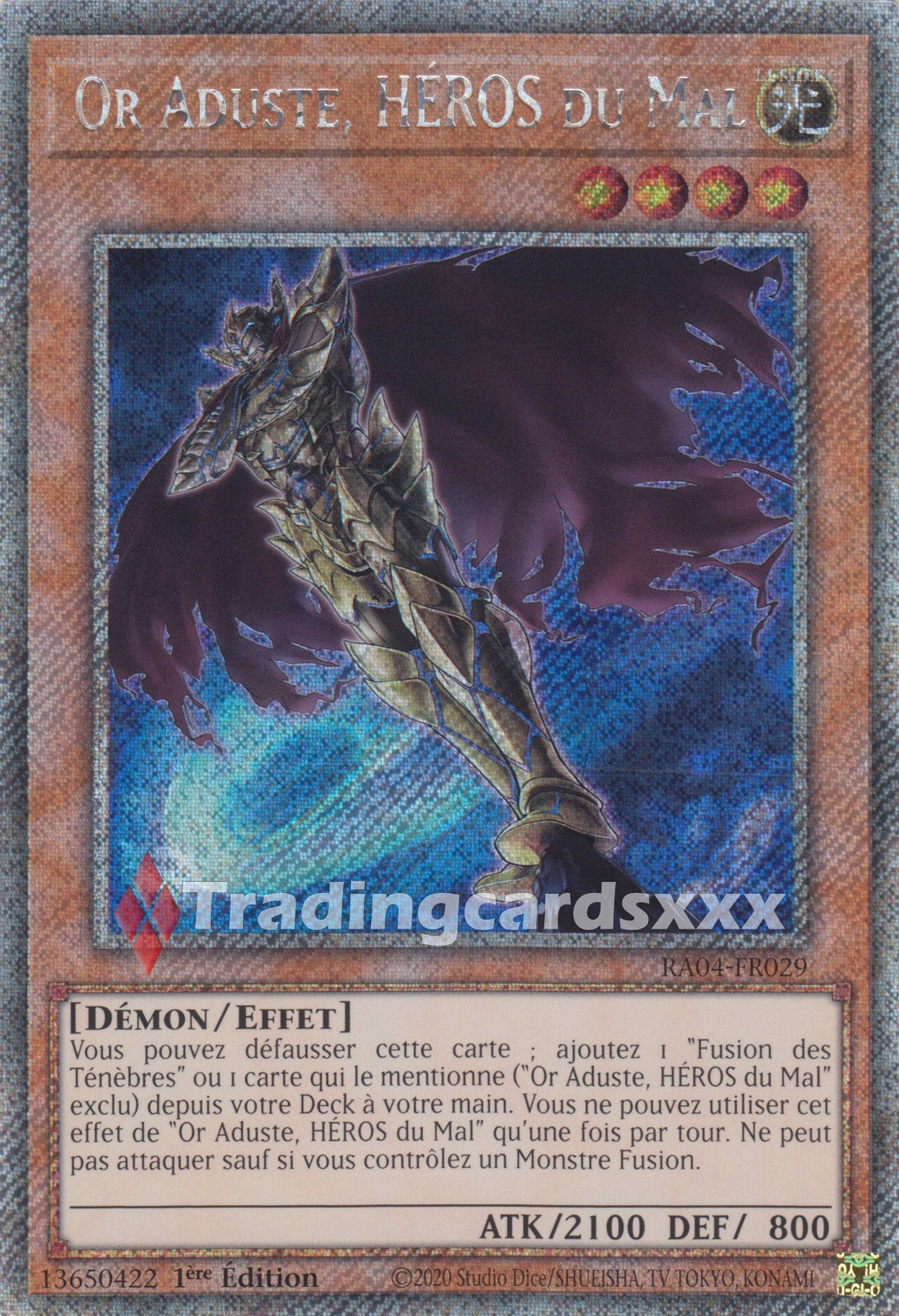 Yu-Gi-Oh! Or Aduste, HÉROS du Mal : RA04-FR029