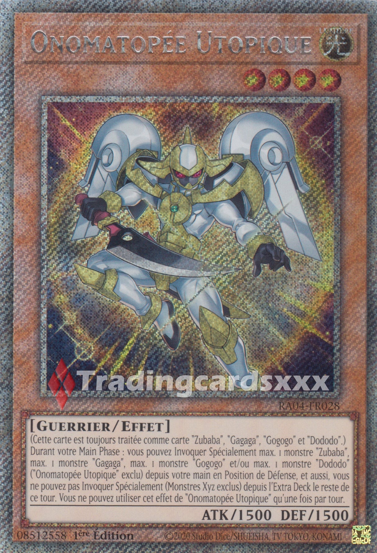 Yu-Gi-Oh! Onomatopée Utopique : RA04-FR028