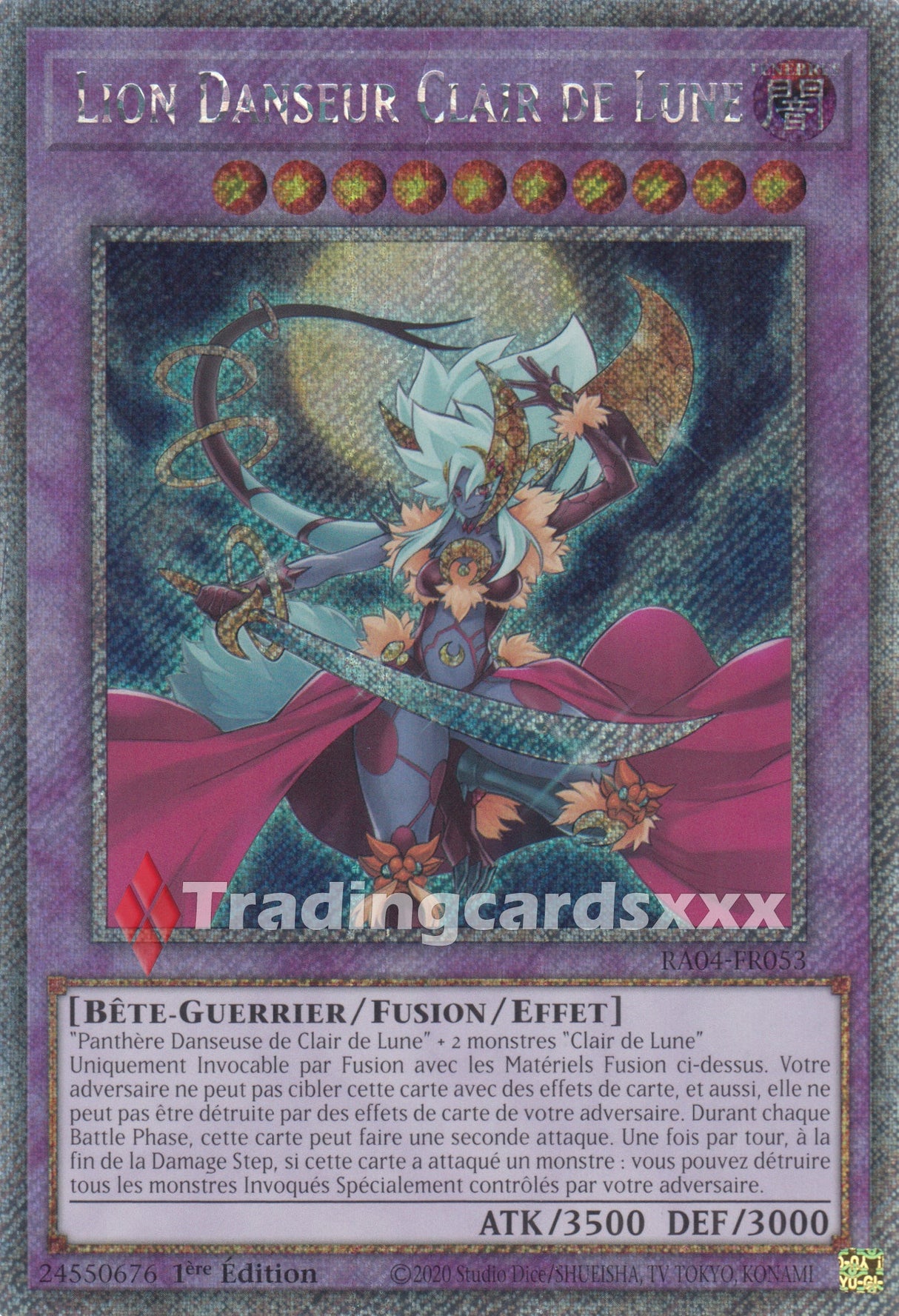 Yu-Gi-Oh! Lion Danseur Clair de Lune : RA04-FR053