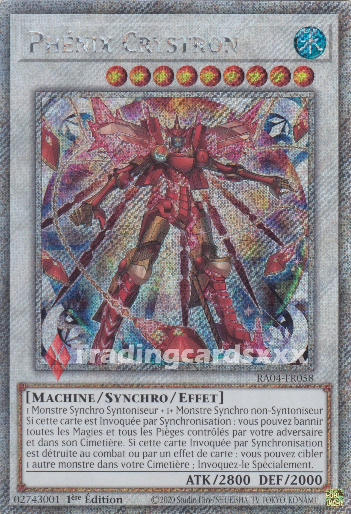 Yu-Gi-Oh! Phénix Crystron : RA04-FR058