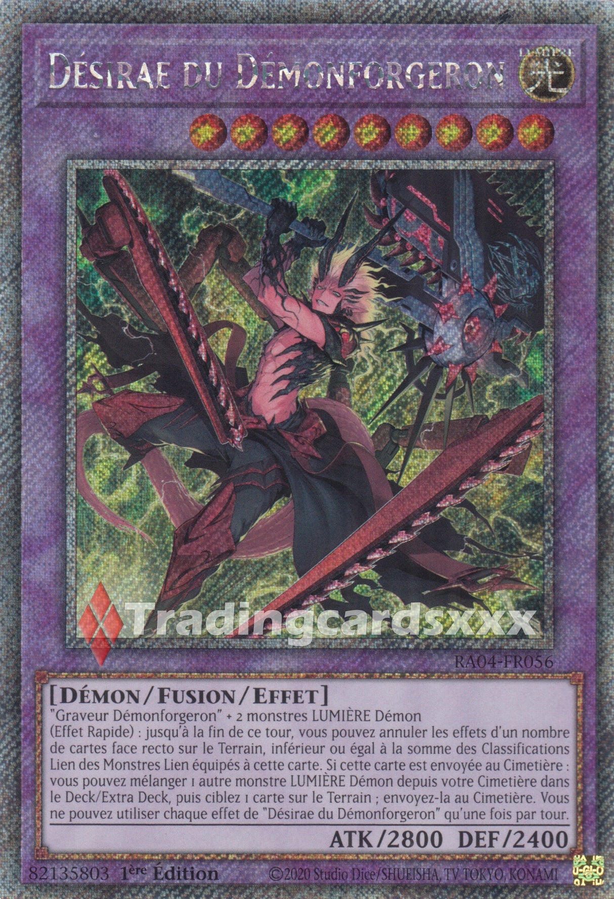 Yu-Gi-Oh! Désirae du Démonforgeron : RA04-FR056