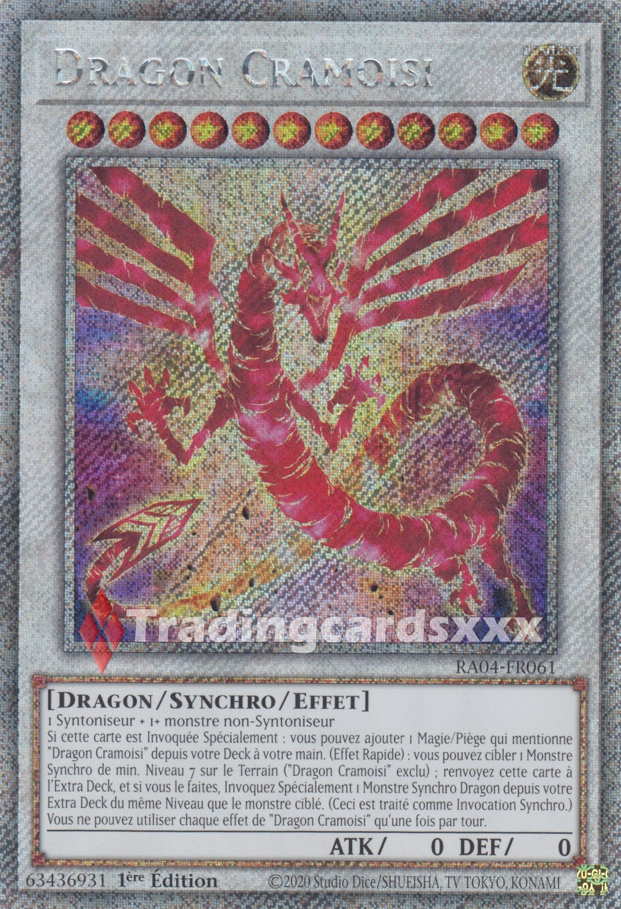 Yu-Gi-Oh! Dragon Cramoisi : RA04-FR061
