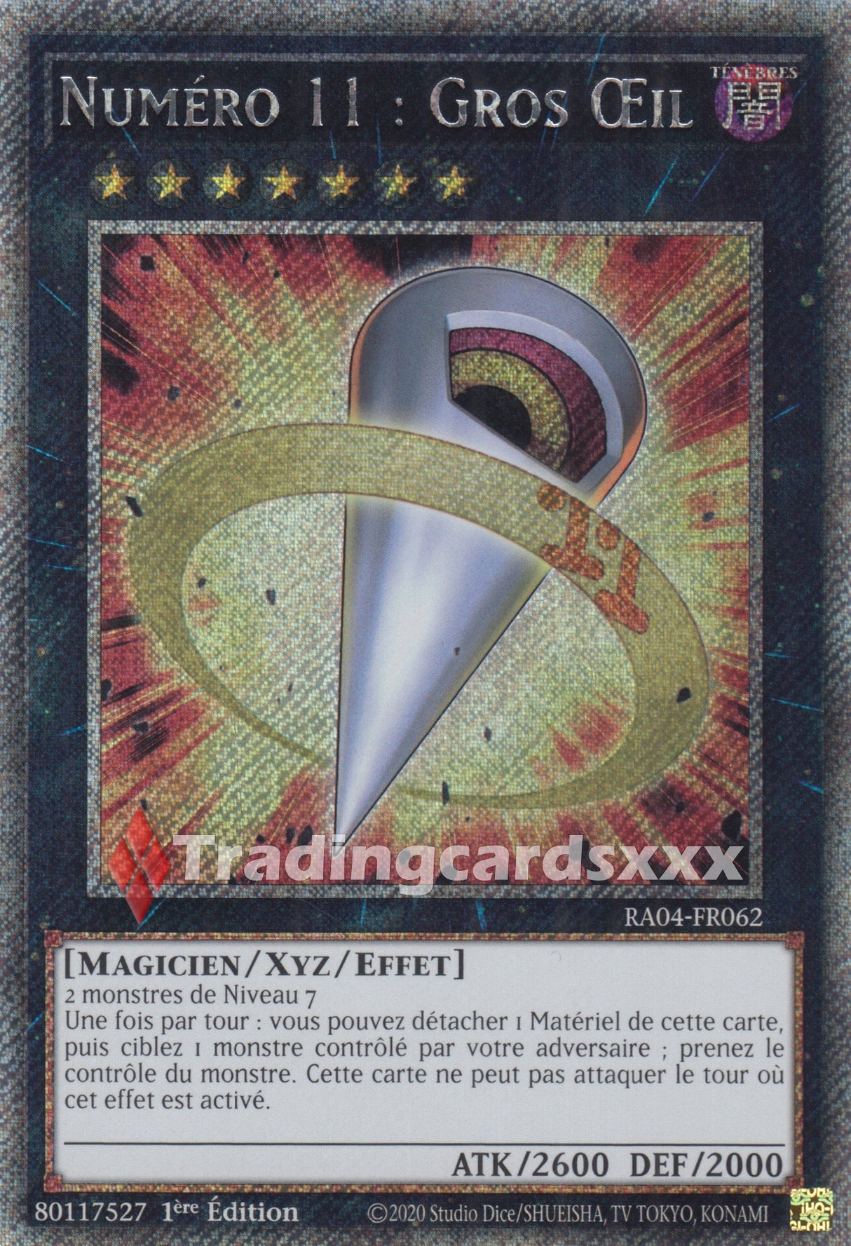 Yu-Gi-Oh! Numéro 11 : Gros Œil : RA04-FR062