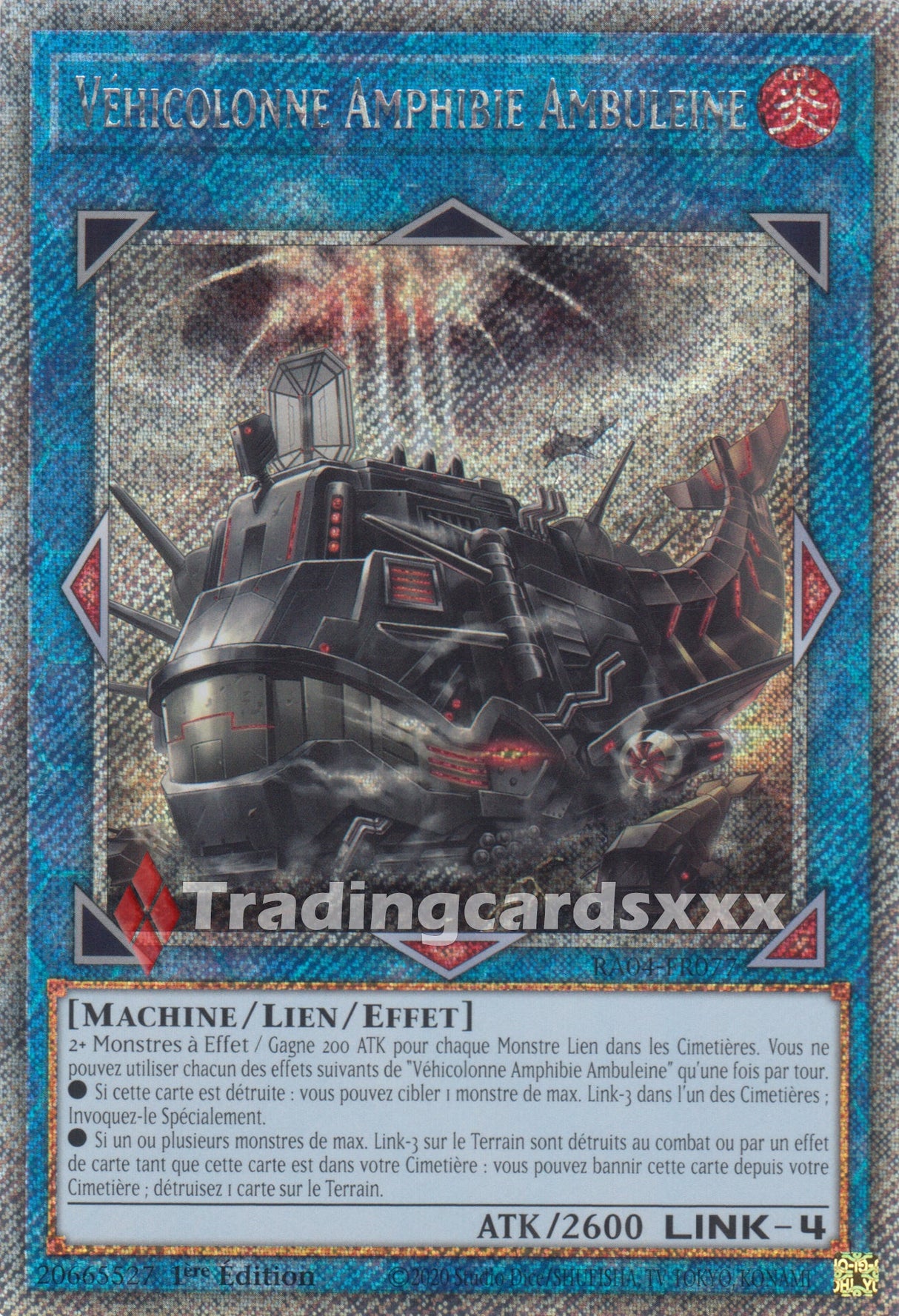 Yu-Gi-Oh! Véhicolonne Amphibie Ambuleine : RA04-FR077