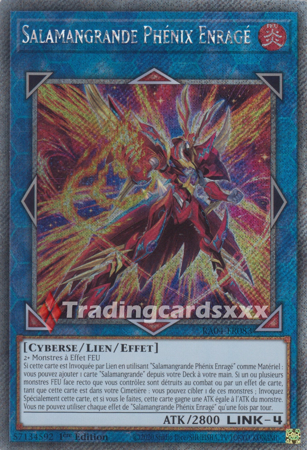 Yu-Gi-Oh! Salamangrande Phénix Enragé : RA04-FR083