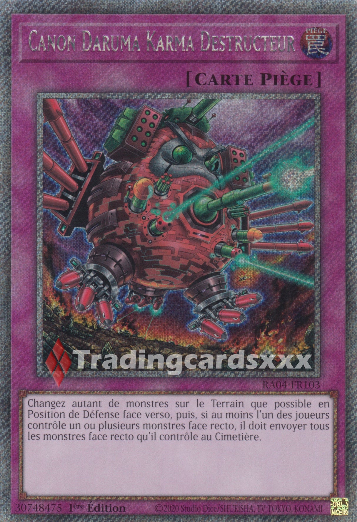 Yu-Gi-Oh! Canon Daruma Karma Destructeur : RA04-FR103