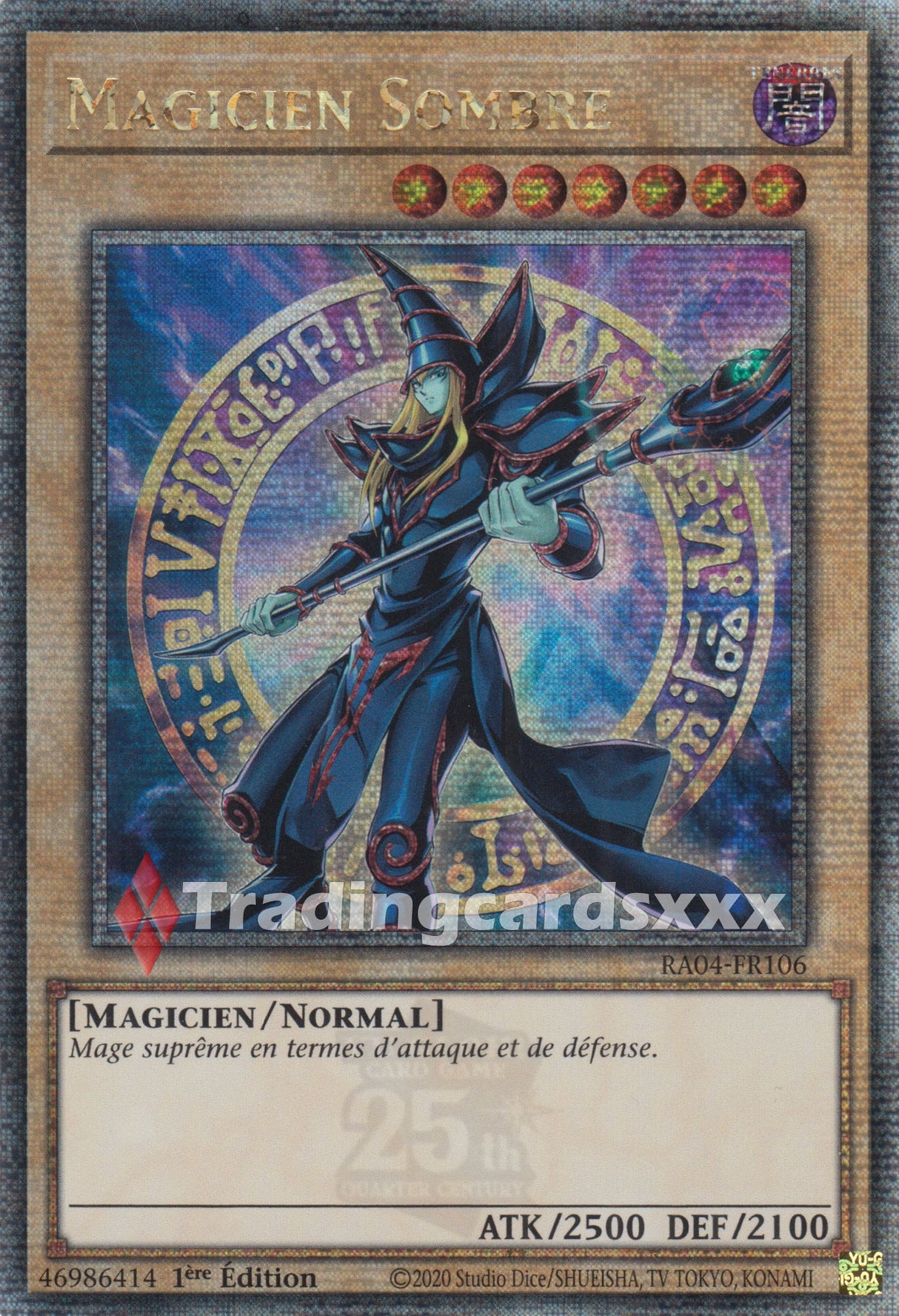 Yu-Gi-Oh! Magicien Sombre - V.1 : QCSE RA04-FR106