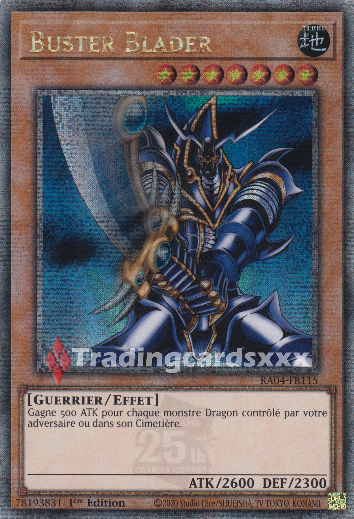 Yu-Gi-Oh! Buster Blader : QCSE RA04-FR115