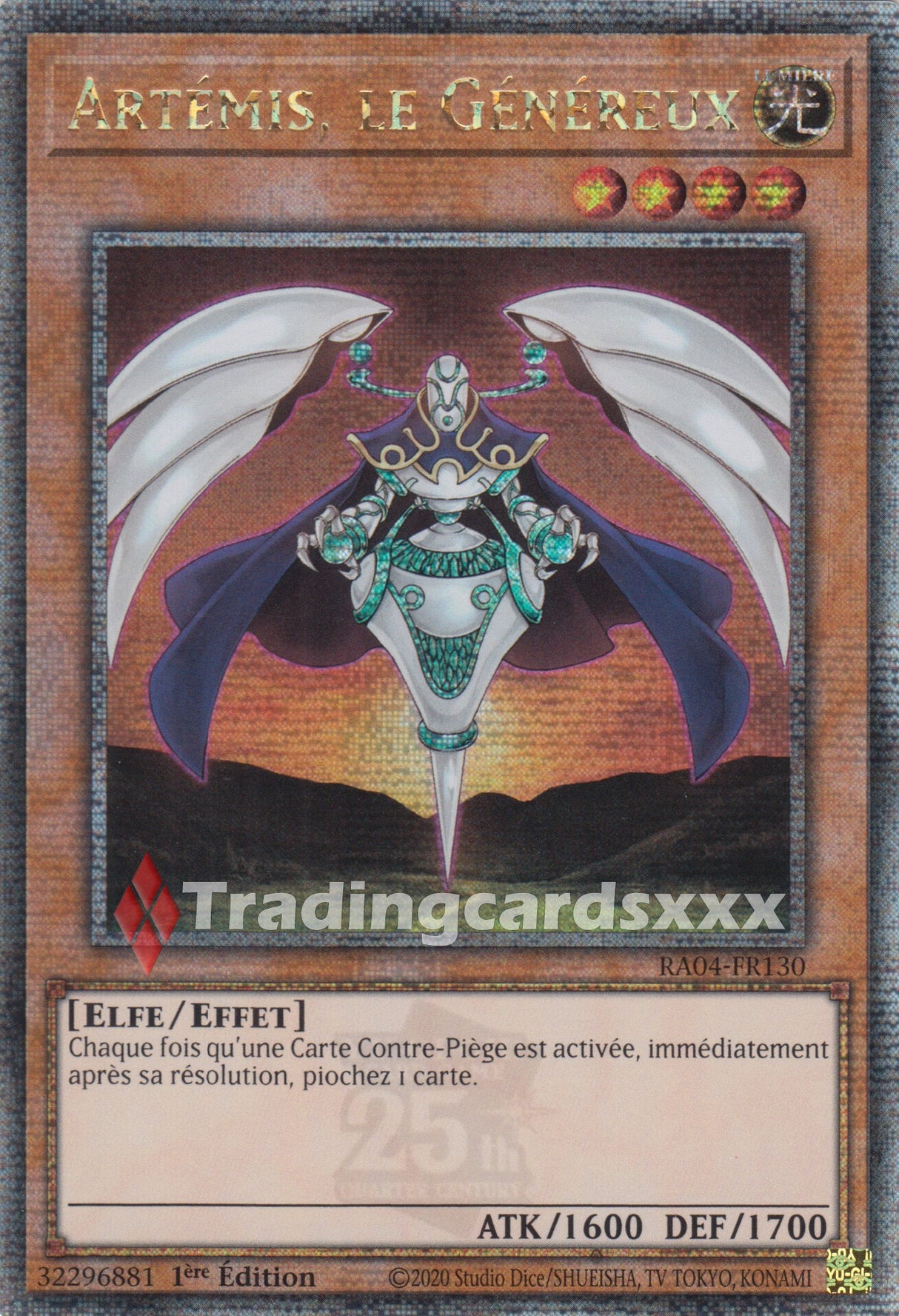 Yu-Gi-Oh! Artémis, le Généreux : QCSE RA04-FR130