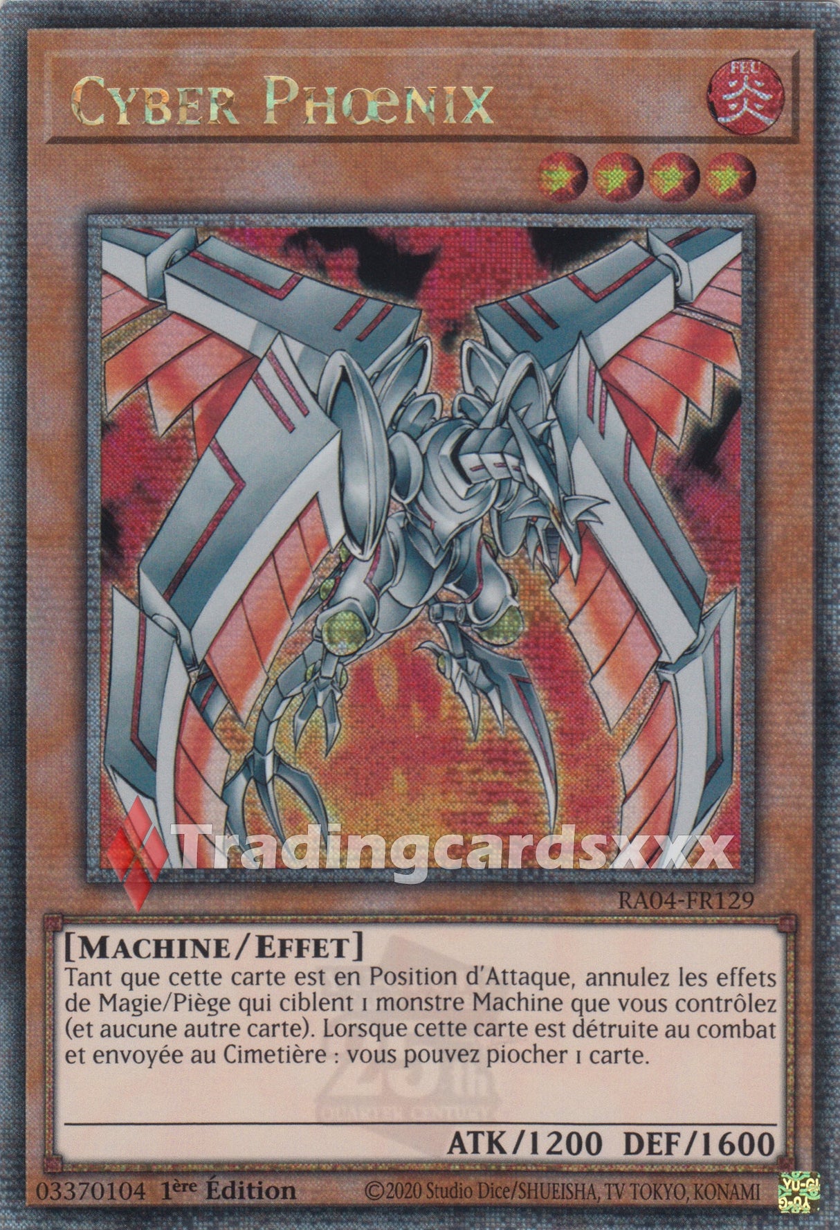 Yu-Gi-Oh! Cyber Phœnix : QCSE RA04-FR129
