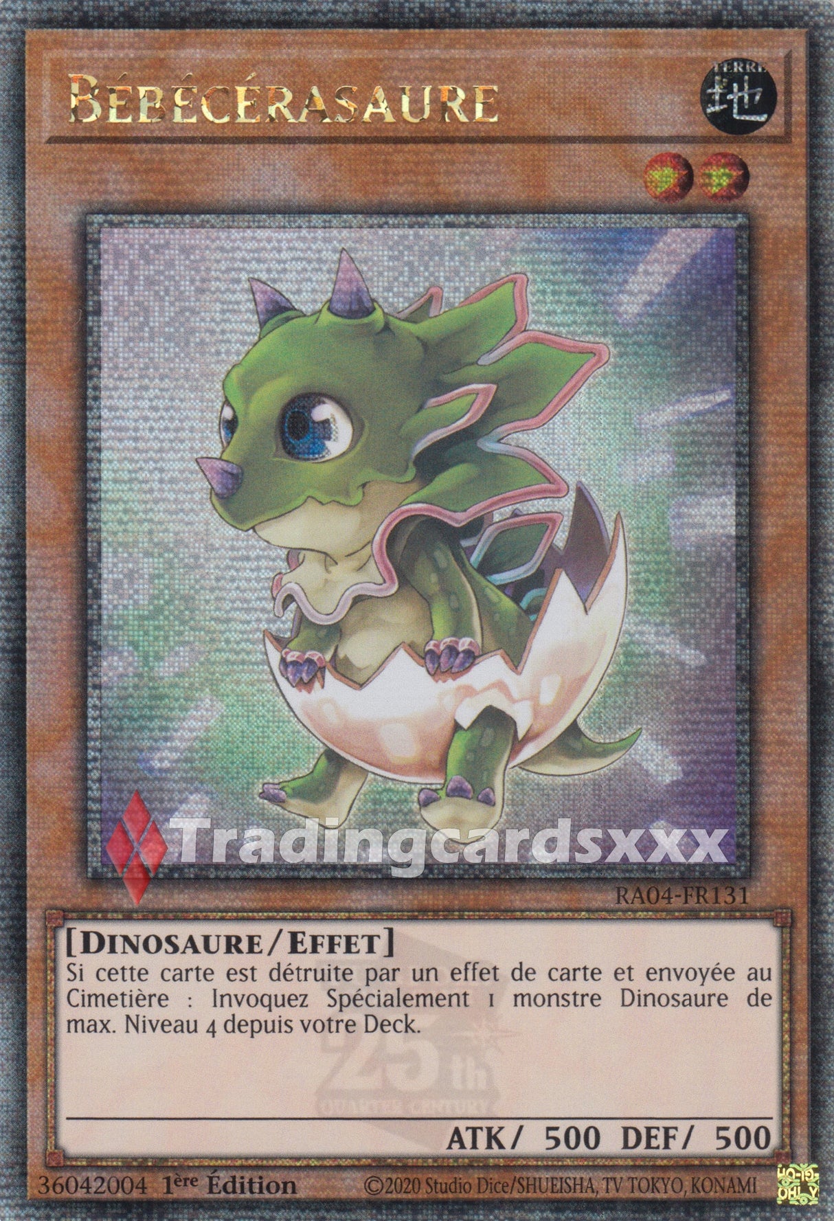 Yu-Gi-Oh! Bébécérasaure : QCSE RA04-FR131