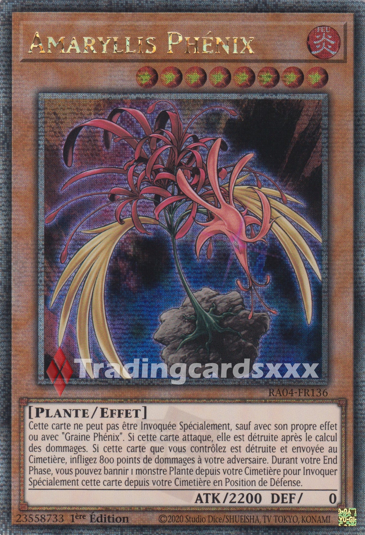 Yu-Gi-Oh! Amaryllis Phénix : QCSE RA04-FR136