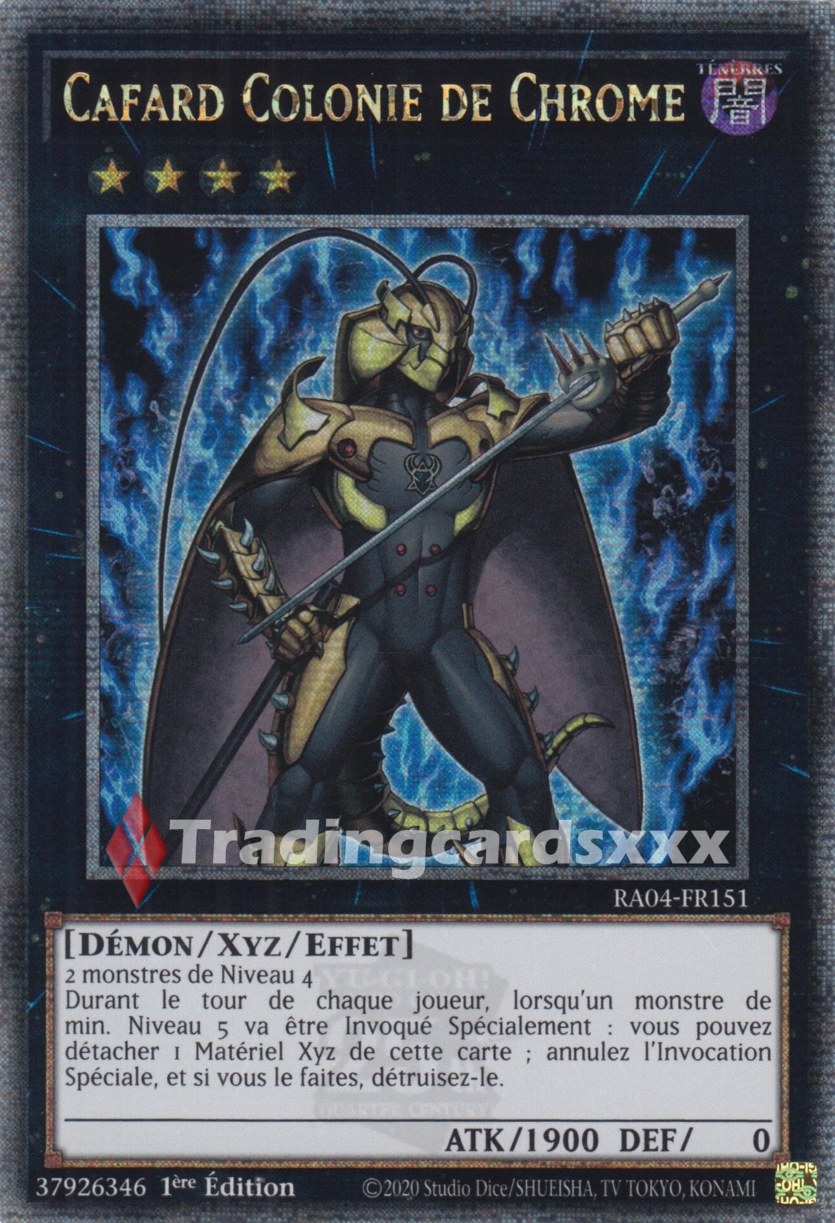Yu-Gi-Oh! Cafard Colonie de Chrome : QCSE RA04-FR151