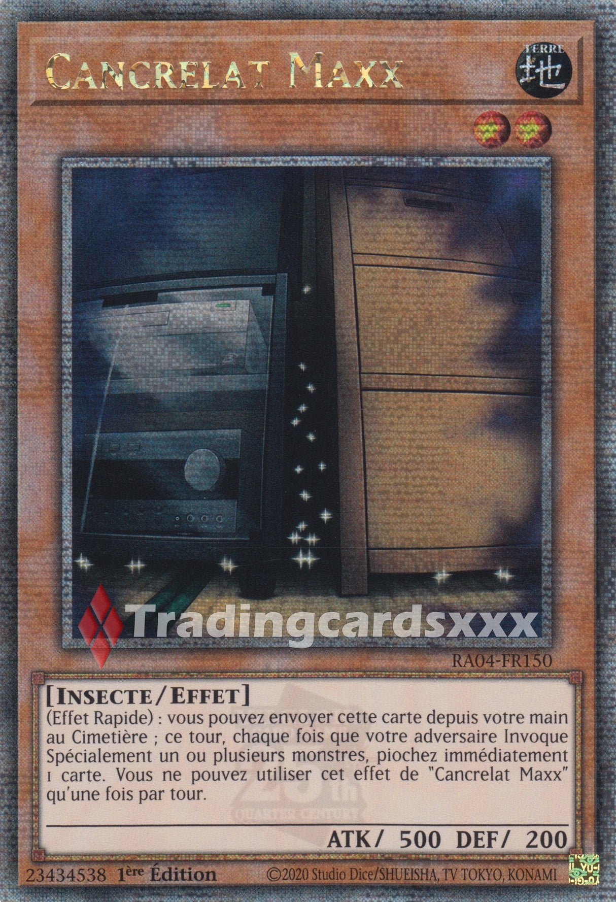 Yu-Gi-Oh! Cancrelat Maxx : QCSE RA04-FR150