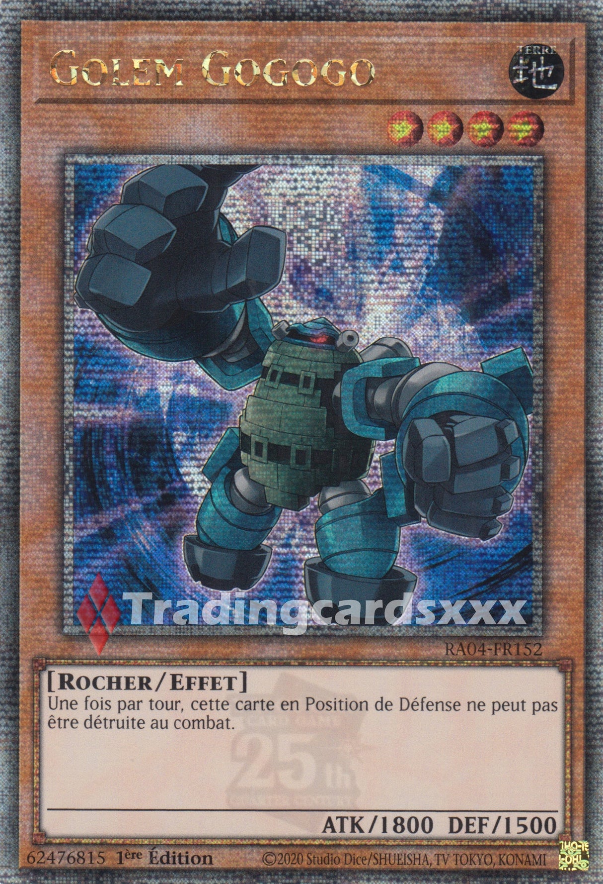 Yu-Gi-Oh! Golem Gogogo : QCSE RA04-FR152