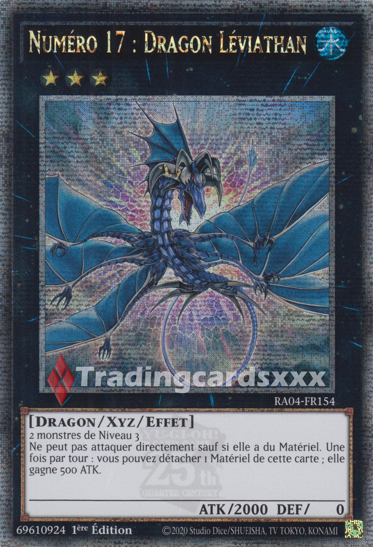 Yu-Gi-Oh! Numéro 17 : Dragon Léviathan : QCSE RA04-FR154