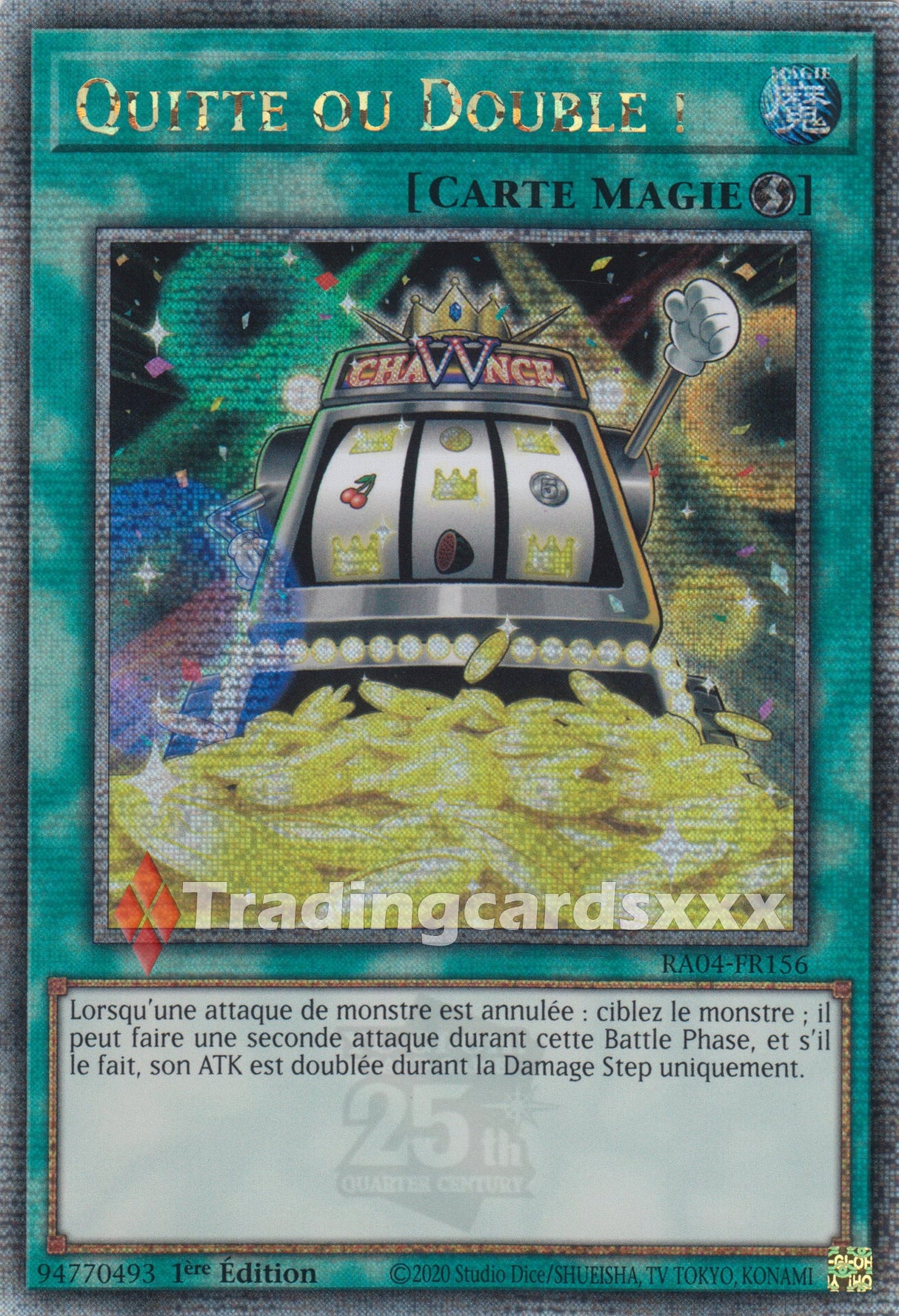 Yu-Gi-Oh! Quitte ou Double ! : QCSE RA04-FR156