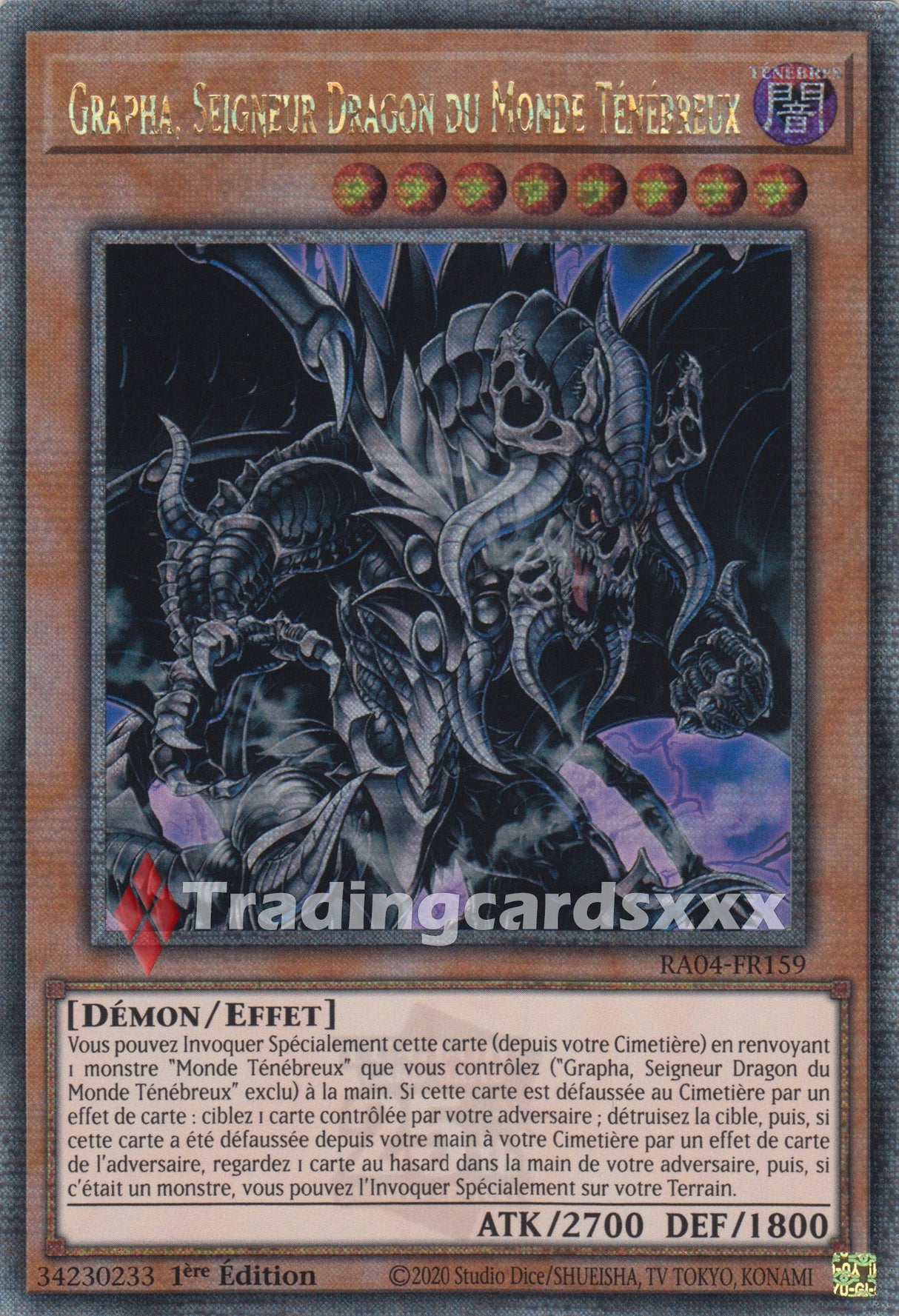 Yu-Gi-Oh! Grapha, Seigneur Dragon du Monde Ténébreux : QCSE RA04-FR159