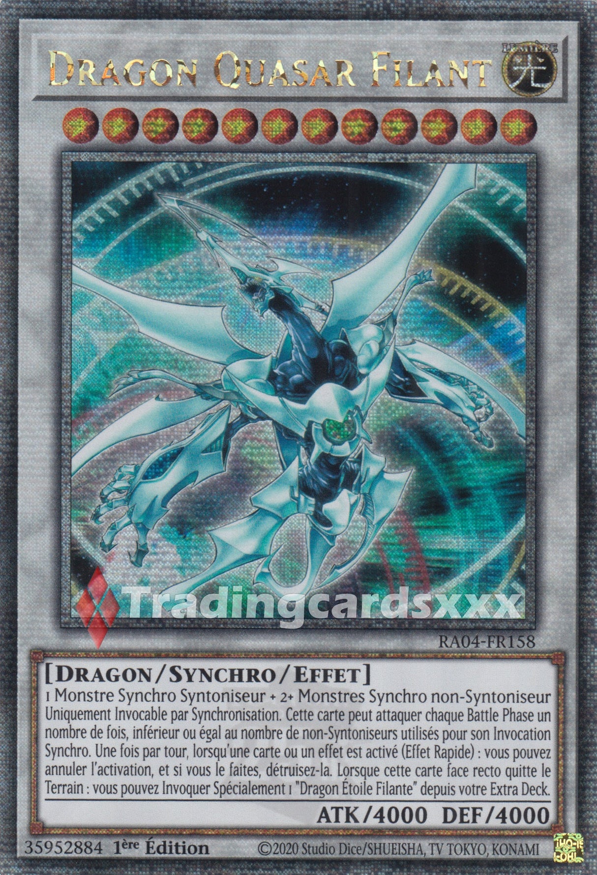 Yu-Gi-Oh! Dragon Quasar Filant : QCSE RA04-FR158