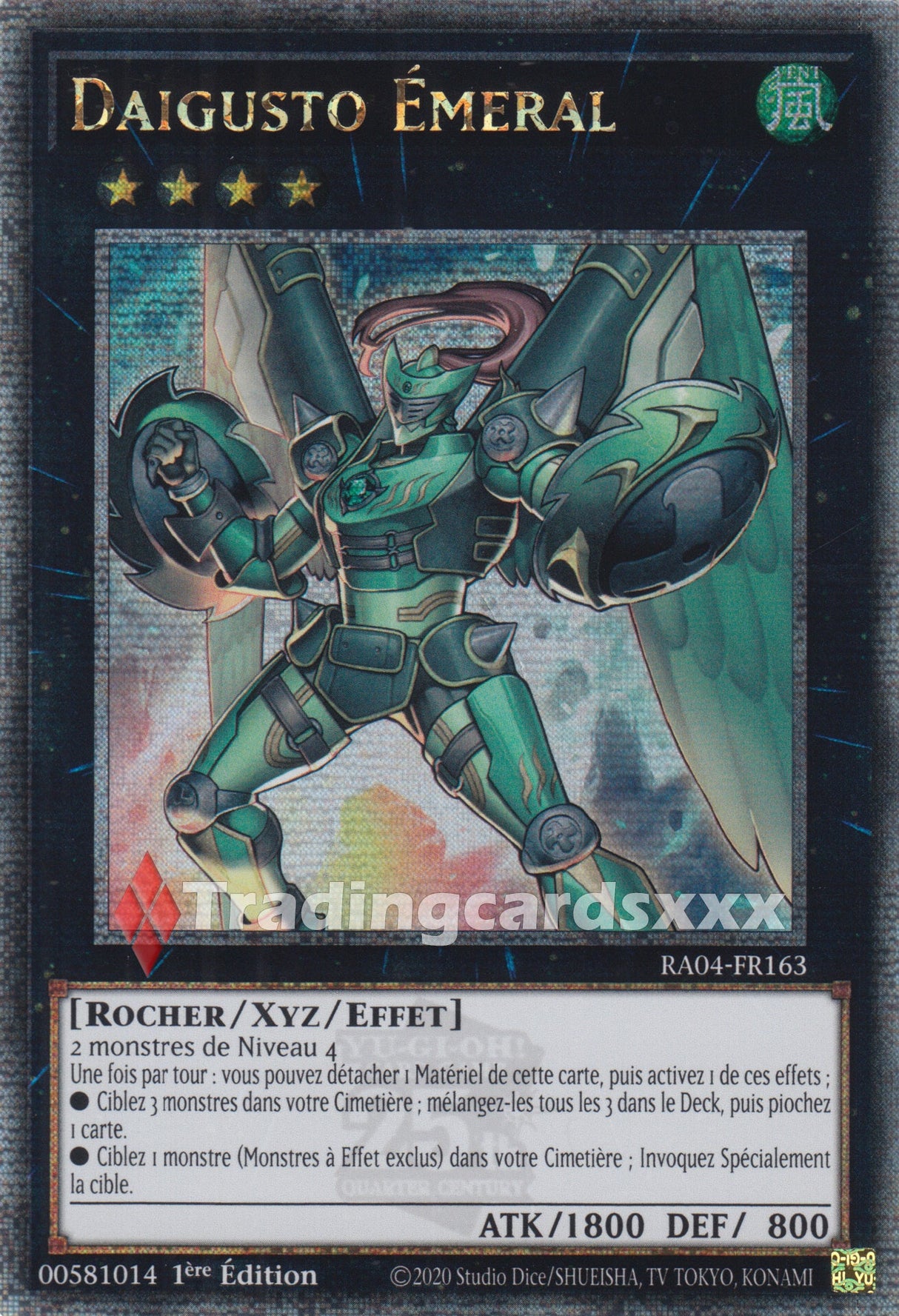 Yu-Gi-Oh! Daigusto Émeral : QCSE RA04-FR163