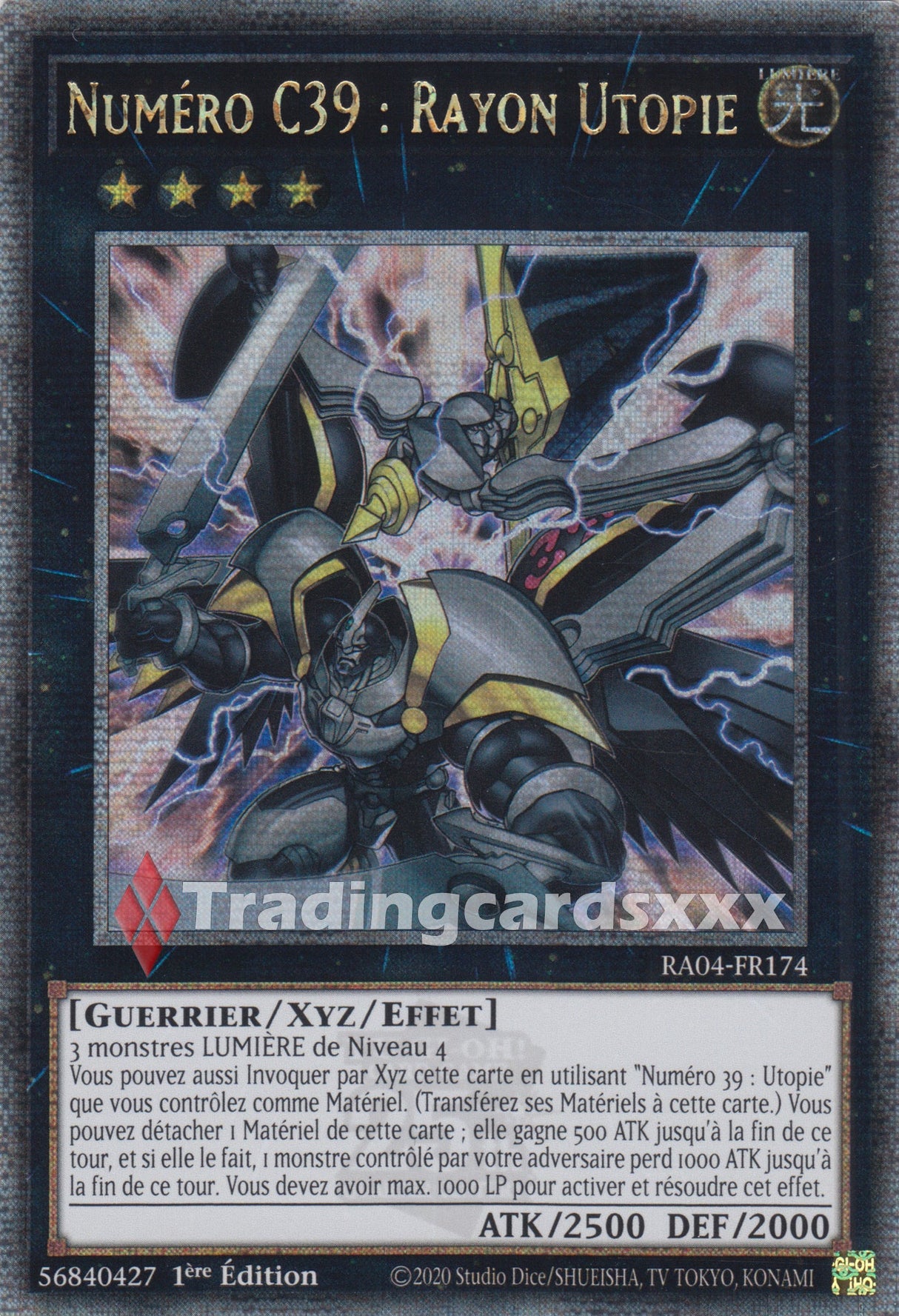 Yu-Gi-Oh! Numéro C39 : Rayon Utopie : QCSE RA04-FR174