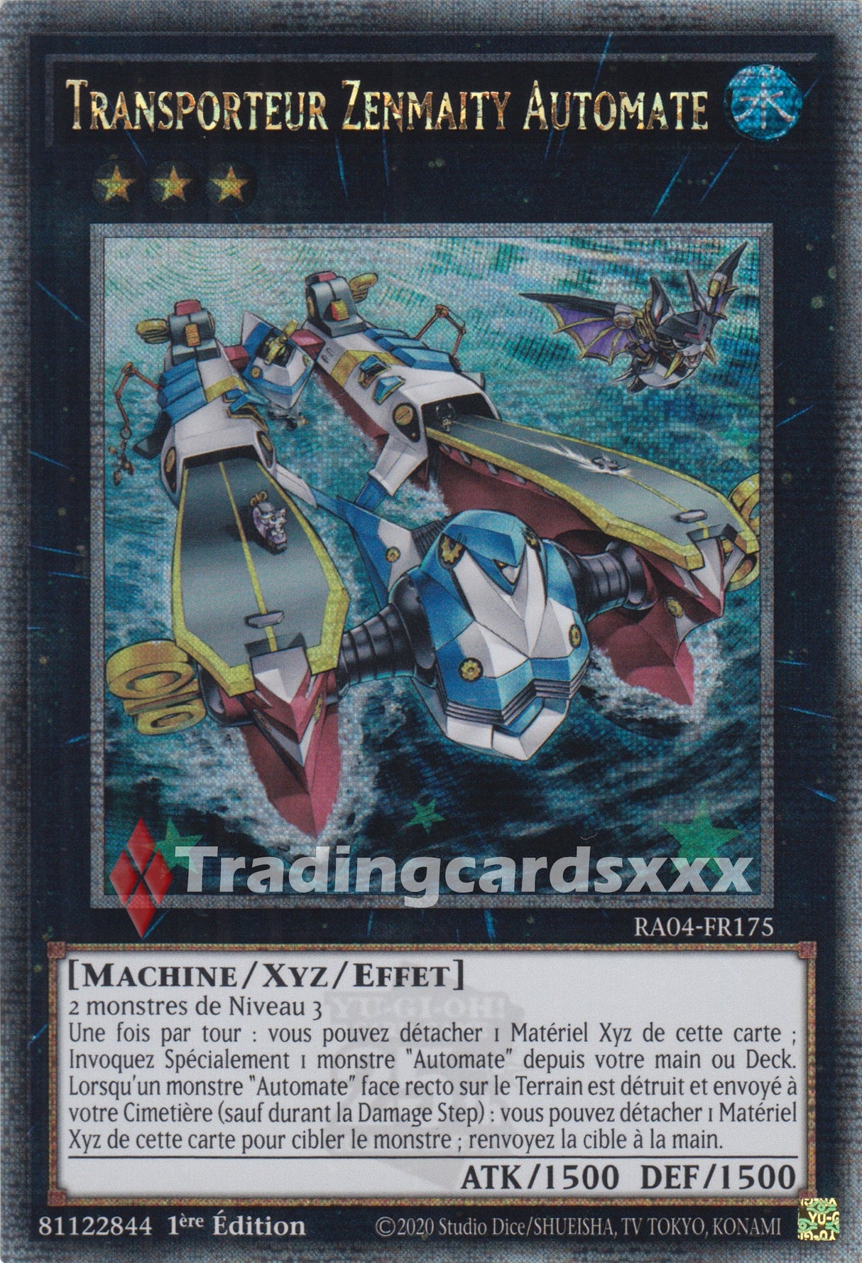 Yu-Gi-Oh! Transporteur Zenmaity Automate : QCSE RA04-FR175