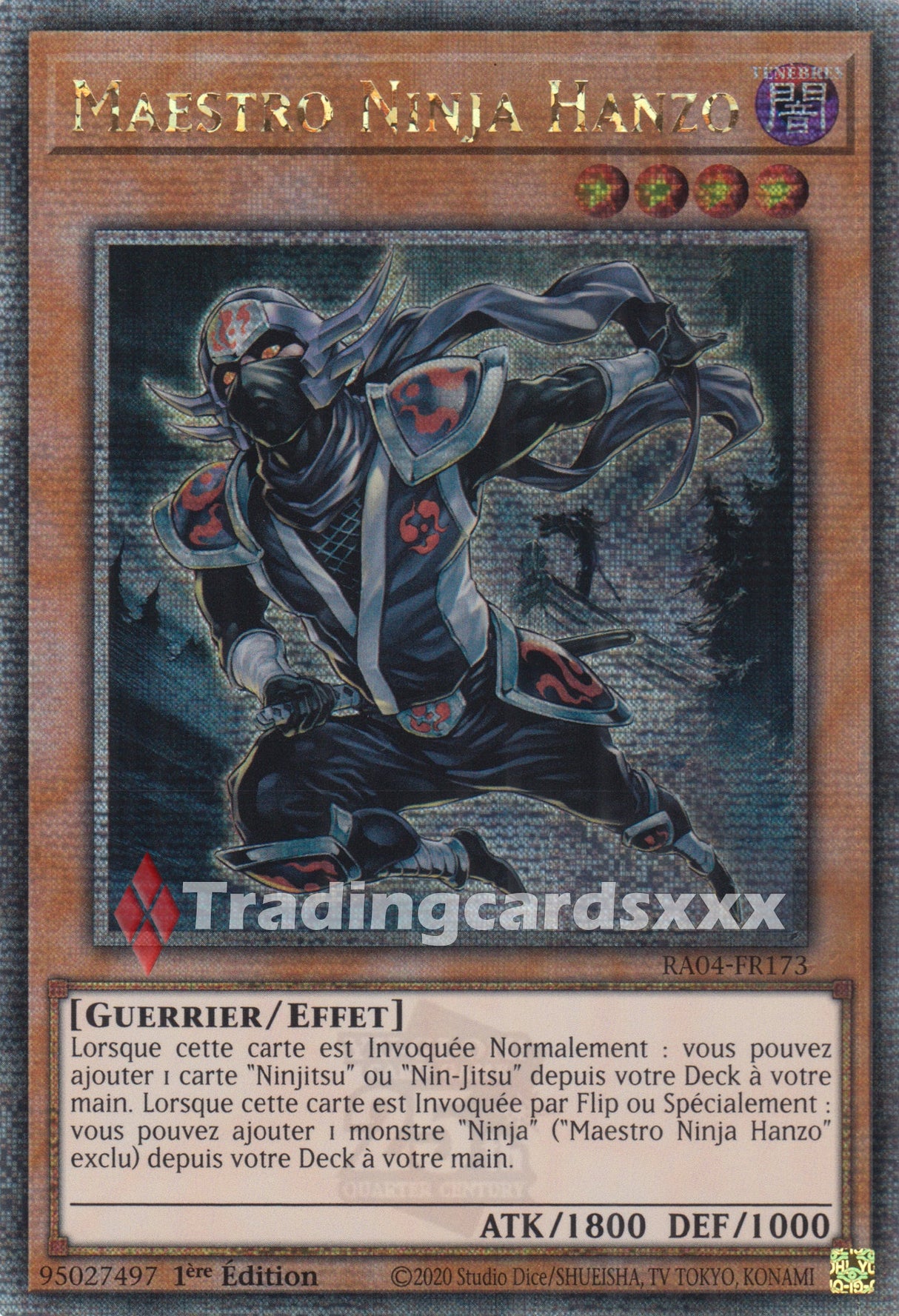 Yu-Gi-Oh! Maestro Ninja Hanzo : QCSE RA04-FR173