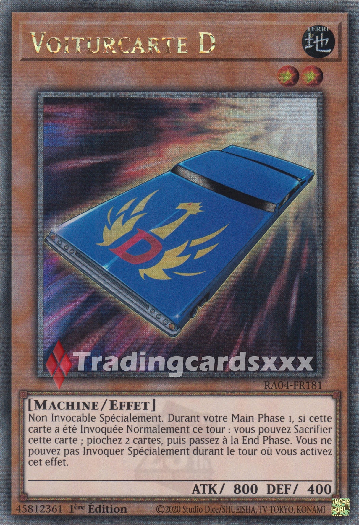Yu-Gi-Oh! Voiturcarte D : QCSE RA04-FR181