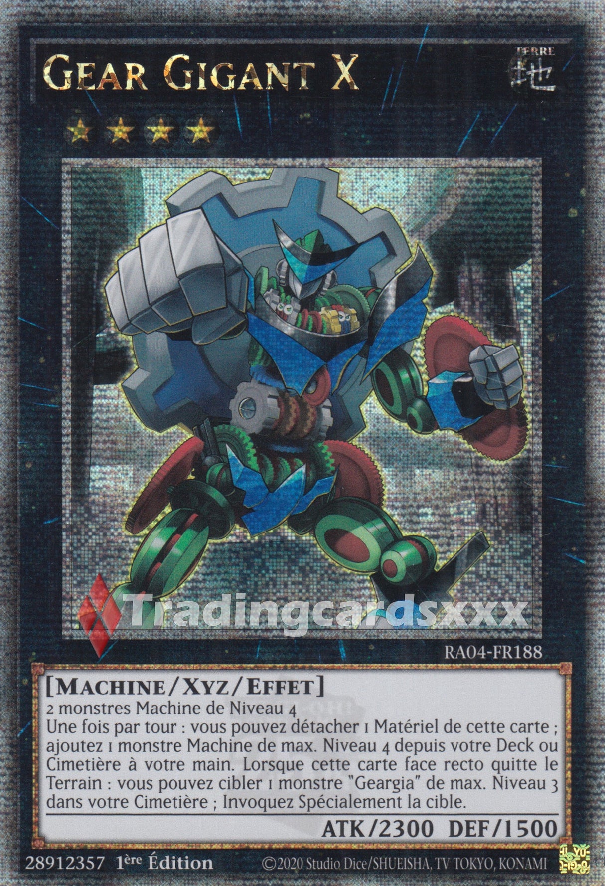 Yu-Gi-Oh! Gear Gigant X : QCSE RA04-FR188