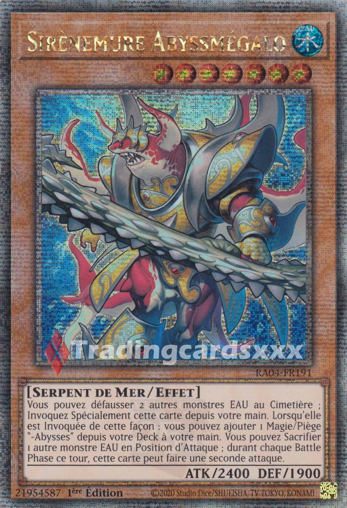 Yu-Gi-Oh! Sirènemure Abyssmégalo : QCSE RA04-FR191