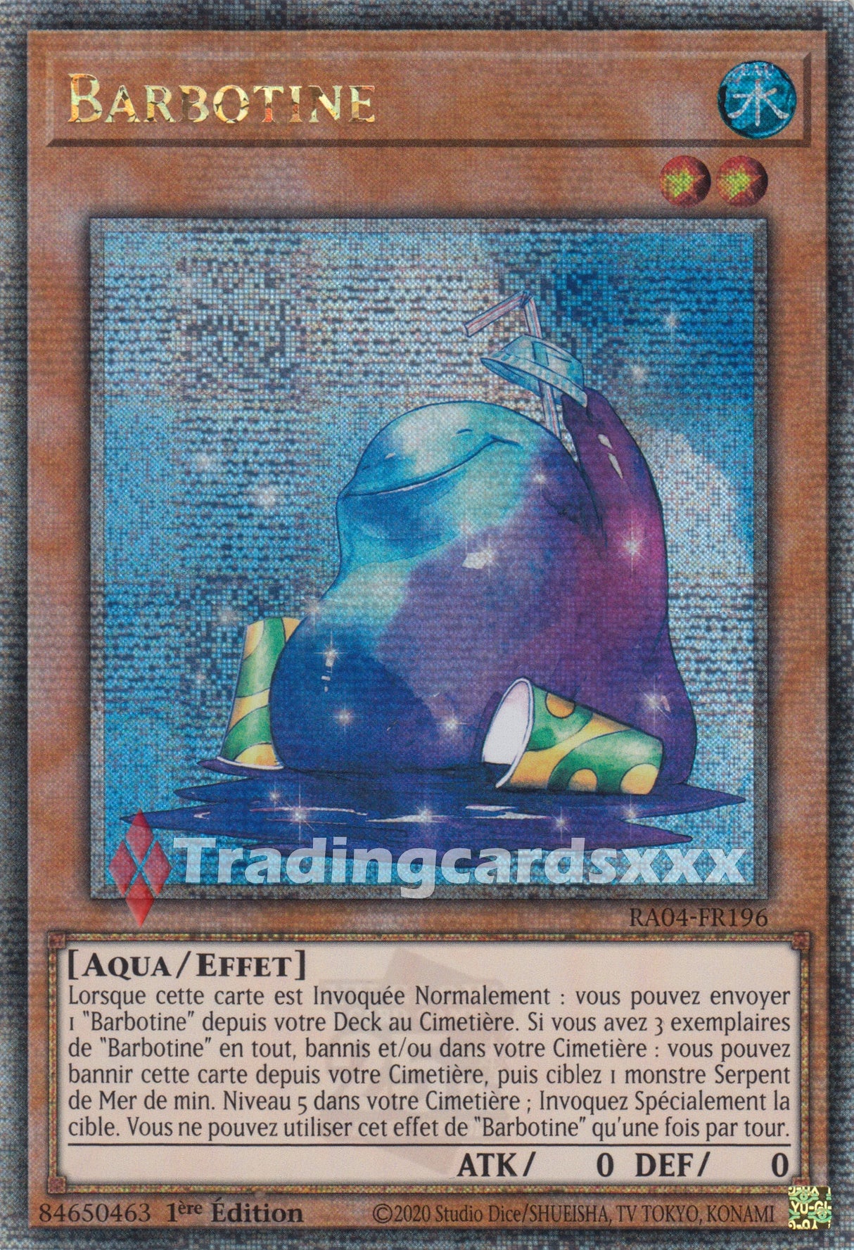 Yu-Gi-Oh! Barbotine : QCSE RA04-FR196