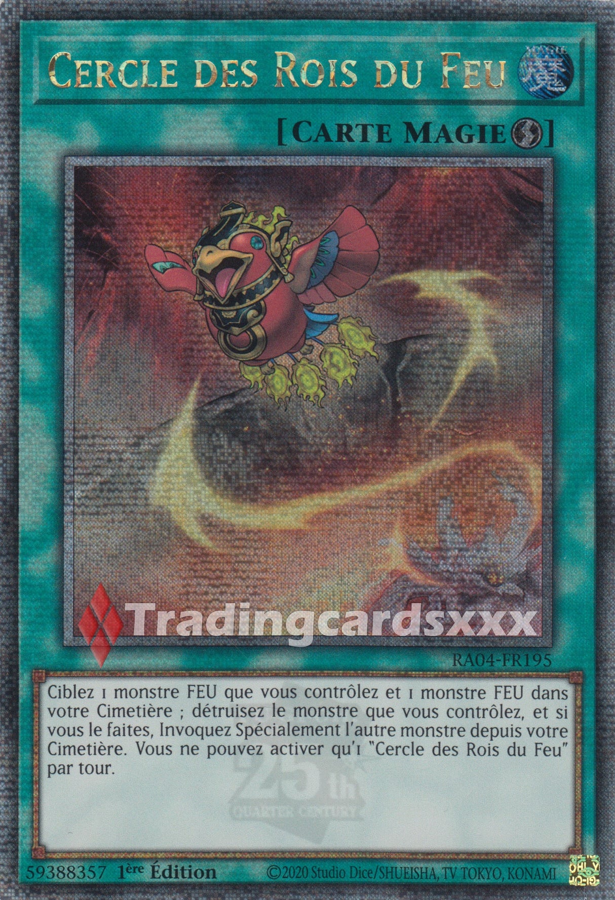 Yu-Gi-Oh! Cercle des Rois du Feu : QCSE RA04-FR195