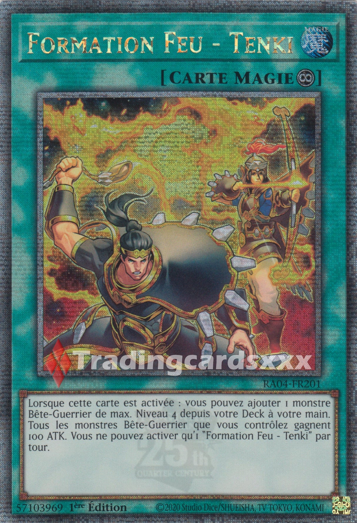Yu-Gi-Oh! Formation Feu - Tenki : QCSE RA04-FR201