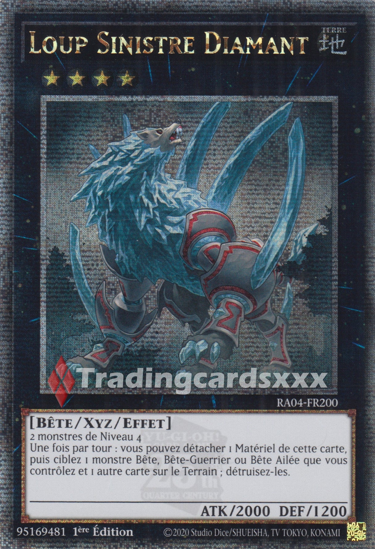 Yu-Gi-Oh! Loup Sinistre Diamant : QCSE RA04-FR200