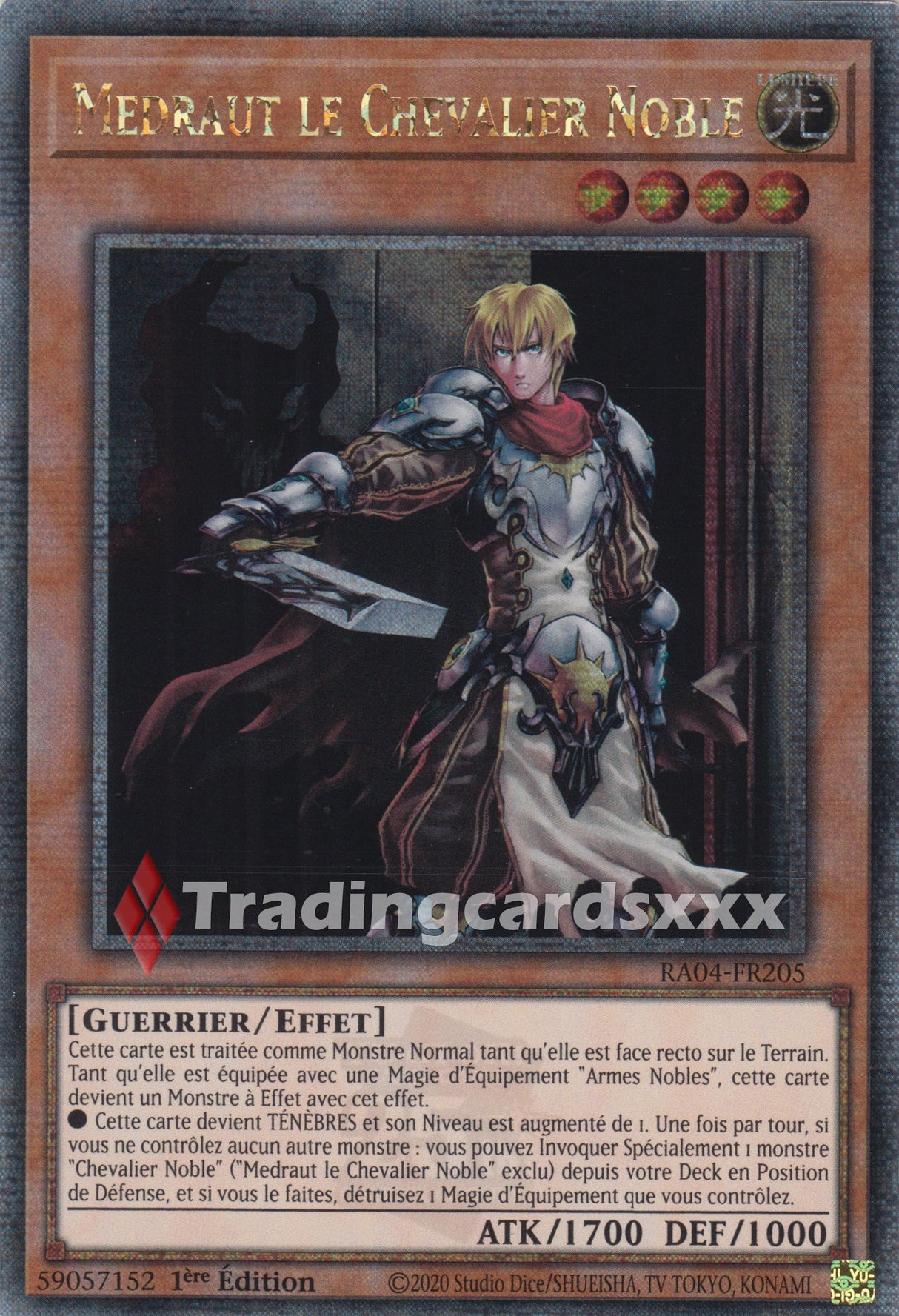 Yu-Gi-Oh! Medraut le Chevalier Noble : QCSE RA04-FR205